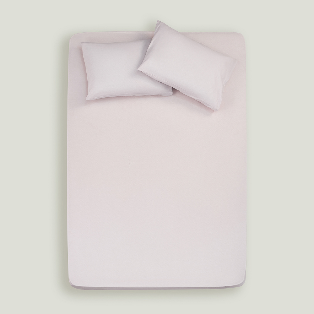 PROVANCE Фрэя Простыня на резинке 160х200х20см, 100% хлопок, поплин, серый, арт.№ 432-271