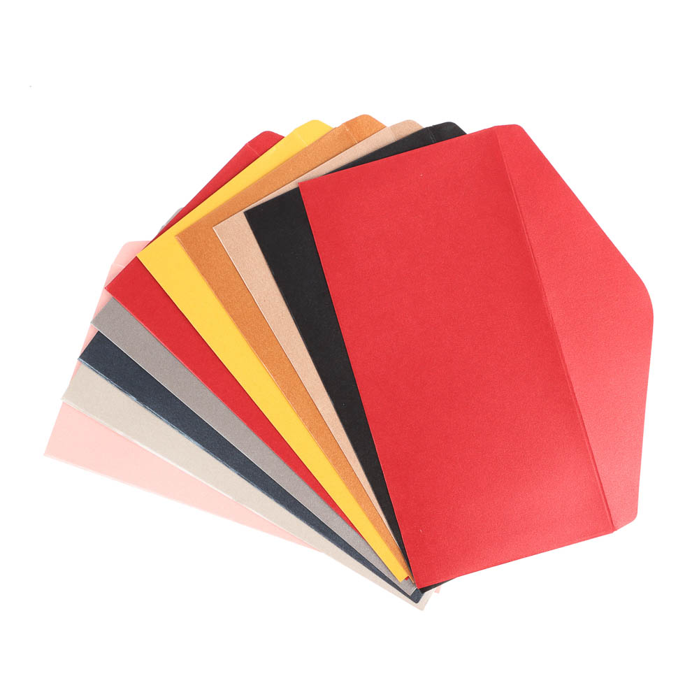 Набор конвертов 10 шт, микс цветов, 8х16,5см, бумага, арт.1, арт.№ 521-148