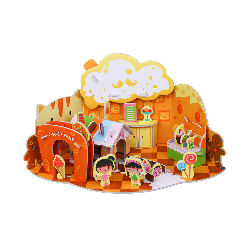 ХОББИХИТ Набор для творчества "Домик мечты", 21х28,5см,EPS, бумага, 4 дизайна, арт.№ 287-450