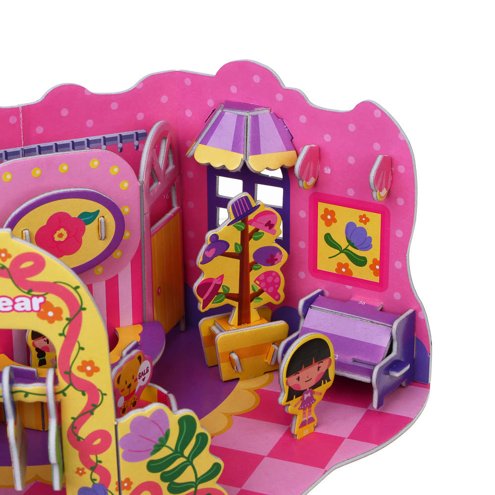 ХОББИХИТ Набор для творчества "Домик мечты", 21х28,5см,EPS, бумага, 4 дизайна, арт.№ 287-450