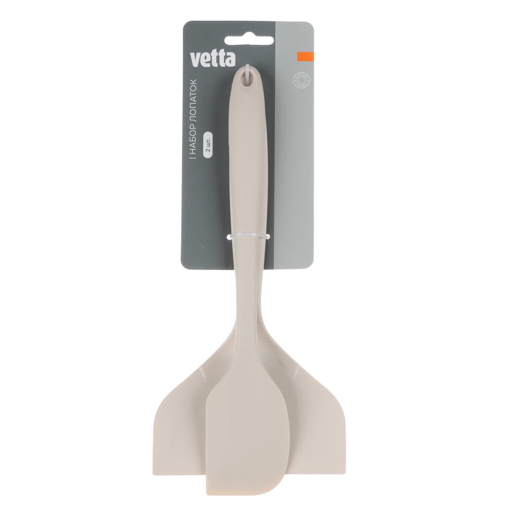 VETTA Арти Набор лопаток 2пр, силикон, 3 цвета, арт.№ 856-184