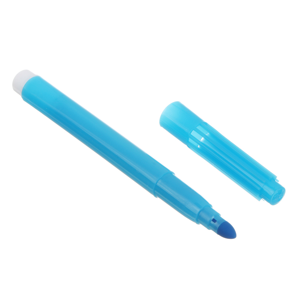 Фломастеры 12цв. FLOMIK утолщенные, 14см, D=1см, наконечник 3мм, ПВХ - пенал, арт.№ 256-011