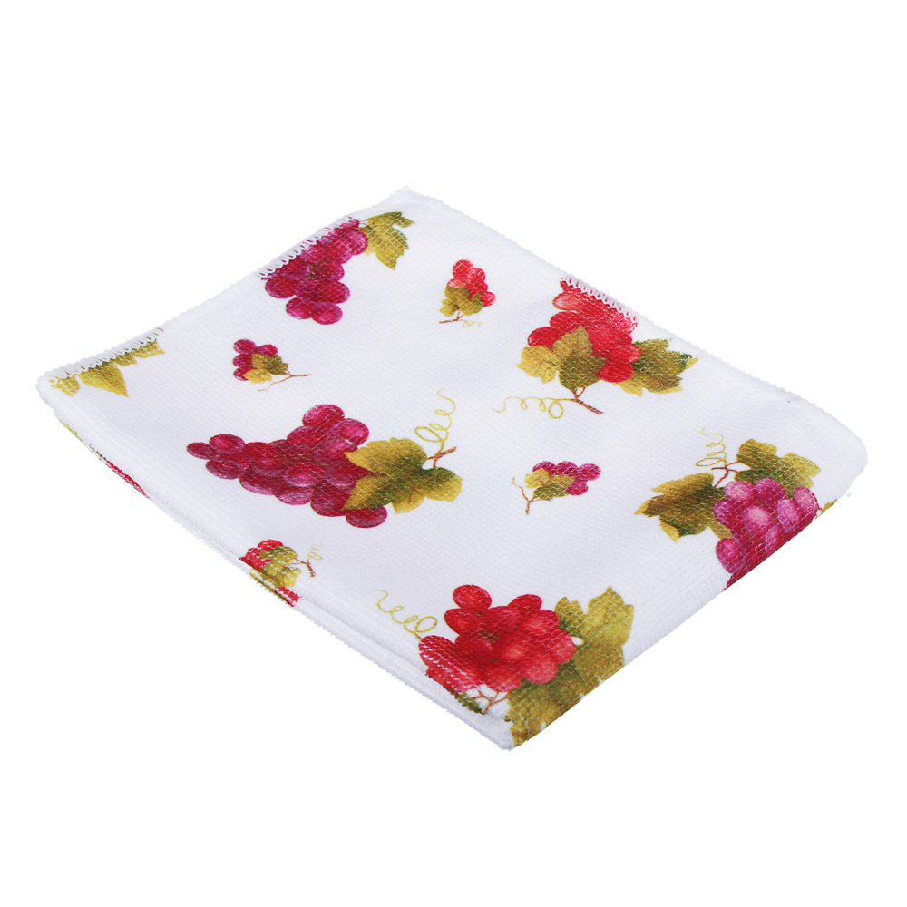 Салфетка из микрофибры тм VETTA, универсальная, 30x40см, 200г/кв.м., 4 дизайна, арт.№ 448-241