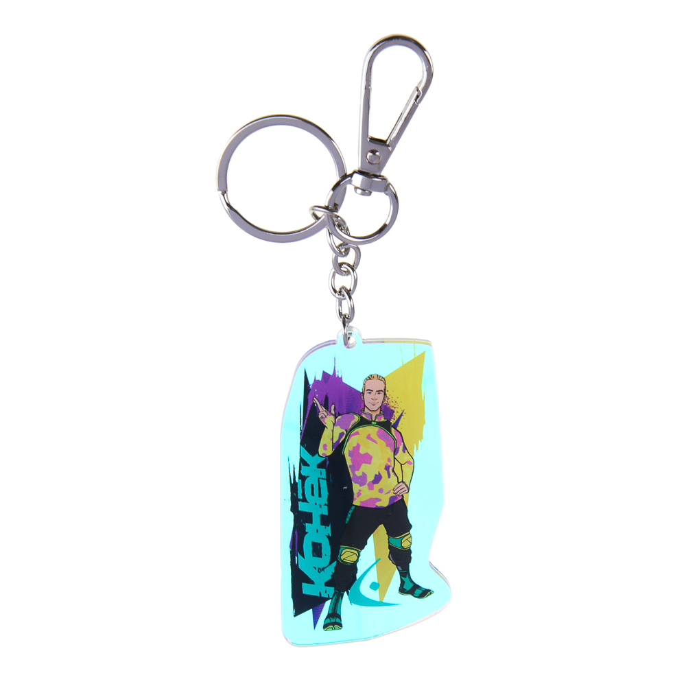 BY Русские Супергерои Брелок с кольцом и карабином, акрил, металл, 7,5-8см, 8 дизайнов, арт.№ 431-006
