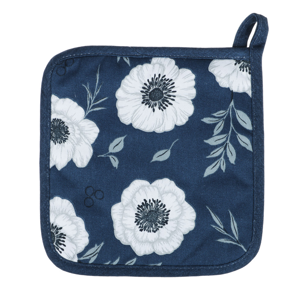 PROVANCE Нэви Прихватка, 100% хлопок, 20х20см, синий, 3 дизайна, арт.№ 493-134