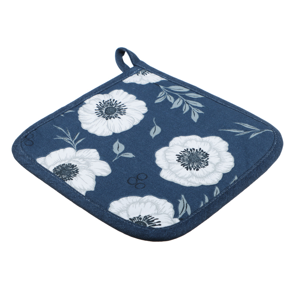PROVANCE Нэви Прихватка, 100% хлопок, 20х20см, синий, 3 дизайна, арт.№ 493-134