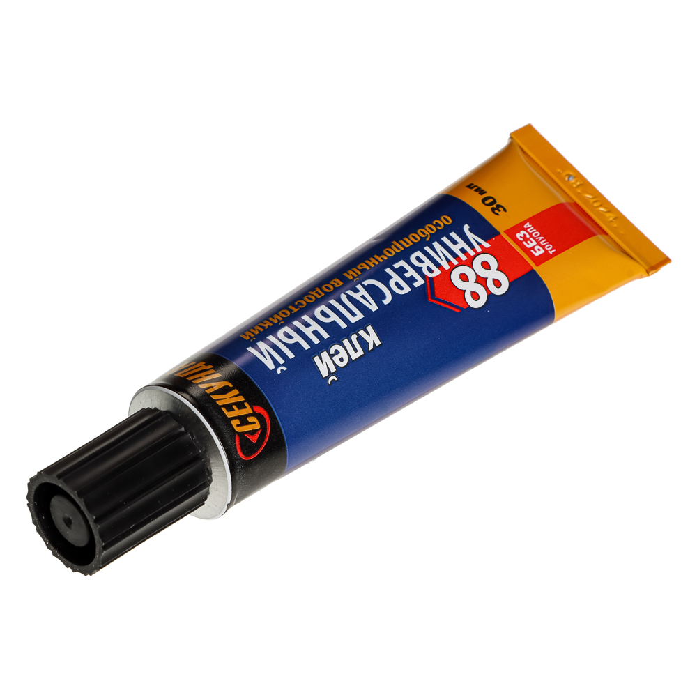 Клей универсальный "Секунда" особопрочный водостойкий, 30мл, шоу-бокс, арт 403-210, арт.№ 469-261