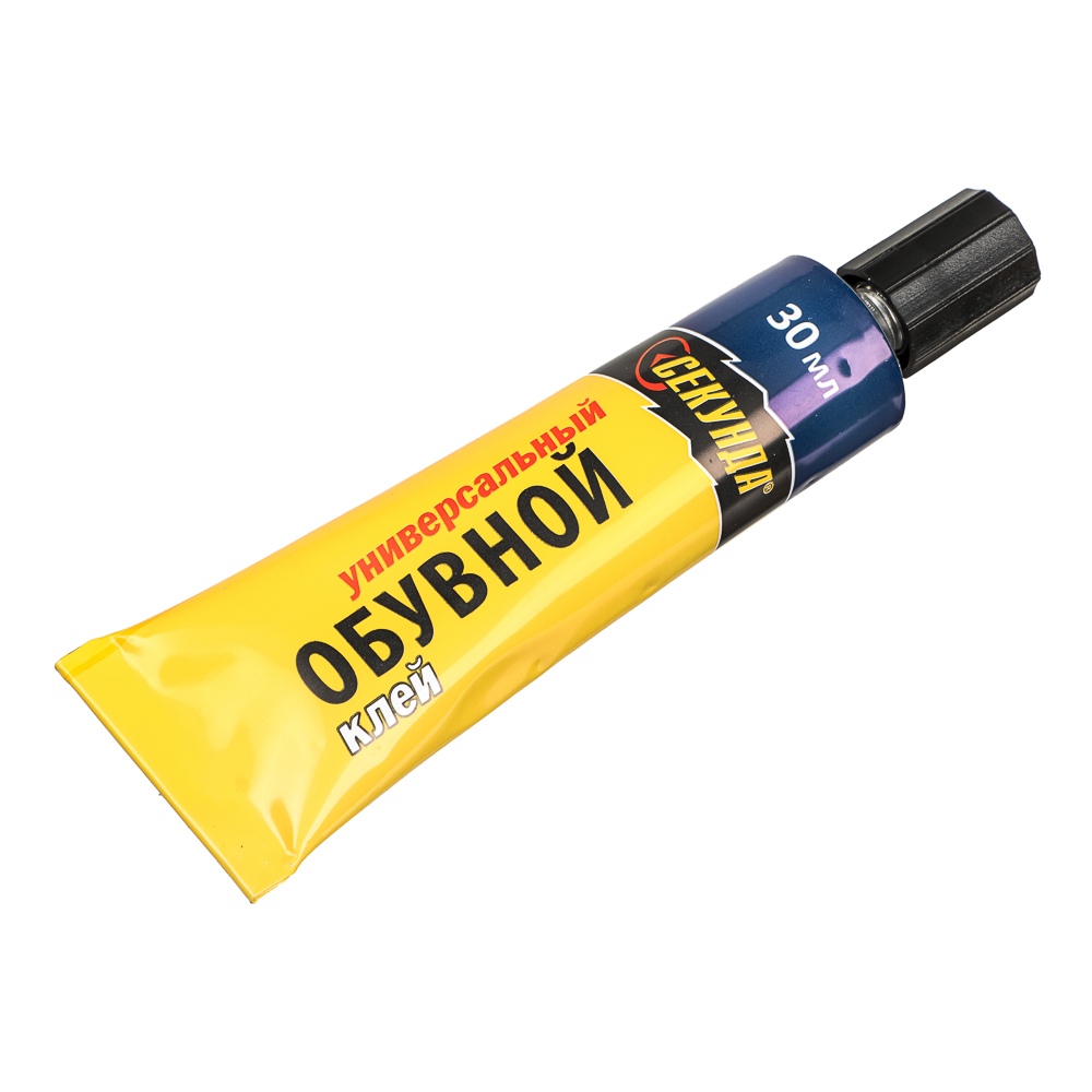 Клей обувной "Секунда" 30 мл, водостойкий, в индивидуальном блистере, шоу-бокс, арт 403-227, арт.№ 469-262