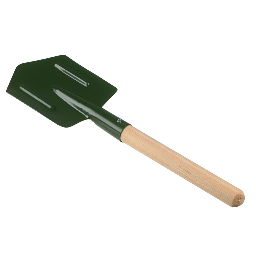 Лопата саперная с дер. ручкой тм ЕРМАК, 49см. (+/- 1см), арт.№ 070-051