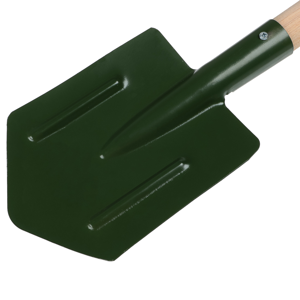 Лопата саперная с дер. ручкой тм ЕРМАК, 49см. (+/- 1см), арт.№ 070-051