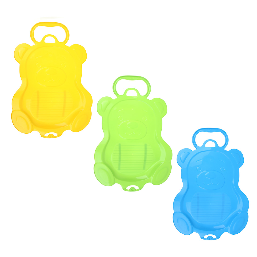 SILAPRO Ледянка, 62х40cм, пластик, 3 цвета, арт.№ 078-012