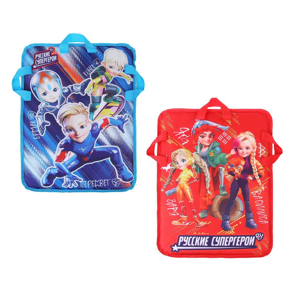 BY Русские Супергерои Ледянка мягкая, 54x40см, оксфорд 420D, PPE 1.5см, ПВХ, арт.№ 077-008