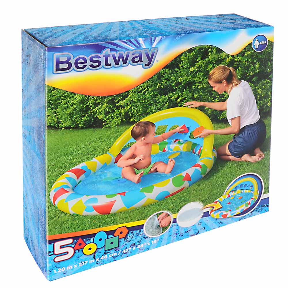 BESTWAY Бассейн детский Splash & Learn, 120x117x46см, 52378, арт.№ 013-039