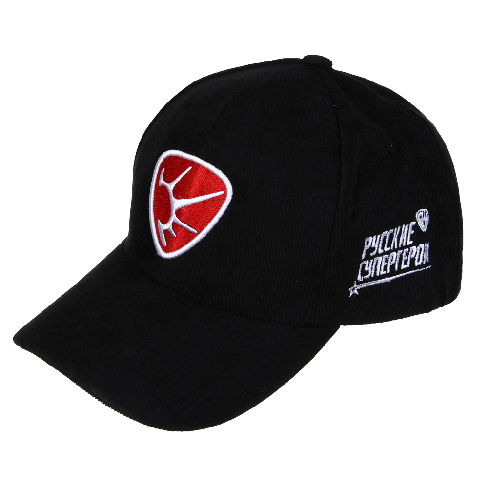 BY Русские Супергерои Кепка взрослая р.58, 100% полиэстер, цвет графит, дизайн Пересвет, арт.№ 314-895