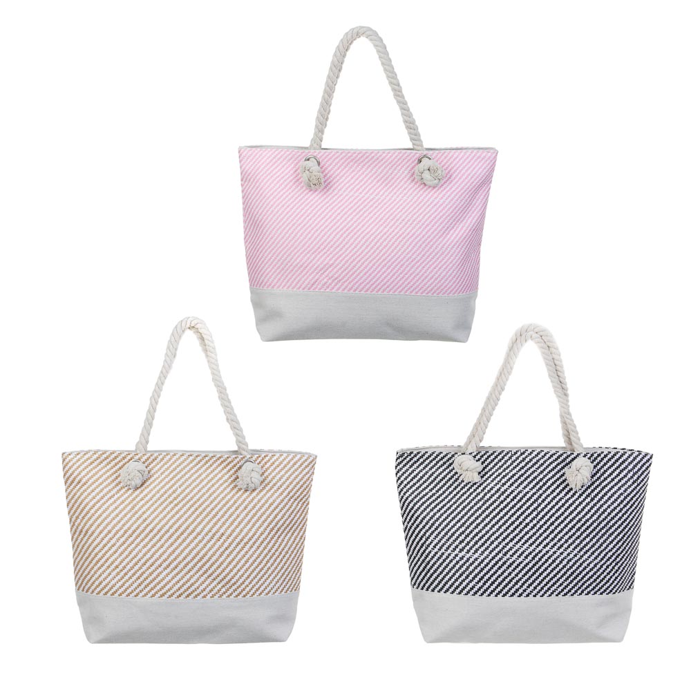 ЮL Сумка пляжная 44х33х11 см, 100% полиэстер, 3 цвета, арт.№ 337-048