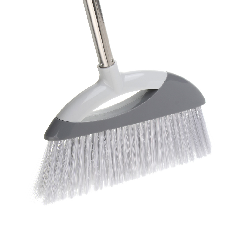 Набор для уборки с щеткой и совком тм VETTA Премиум Грей, пластик, металл, арт.№ 445-391