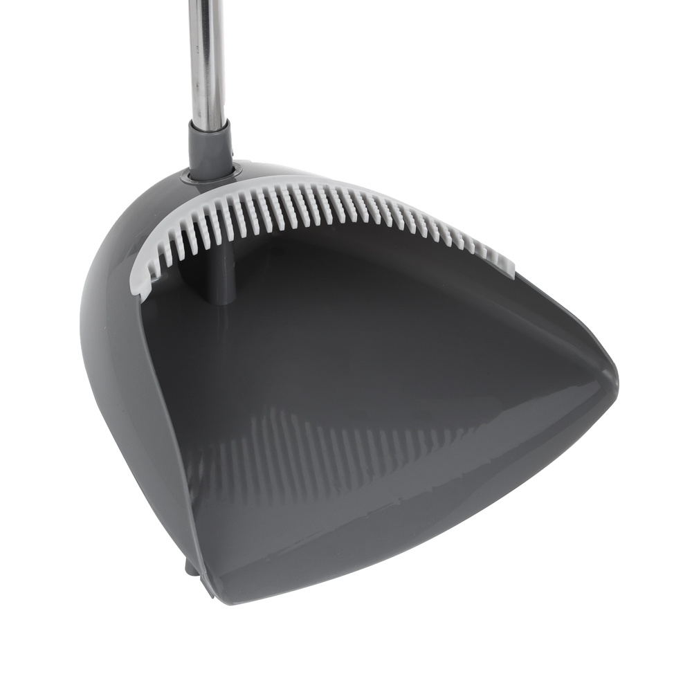 Набор для уборки с щеткой и совком тм VETTA Премиум Грей, пластик, металл, арт.№ 445-391