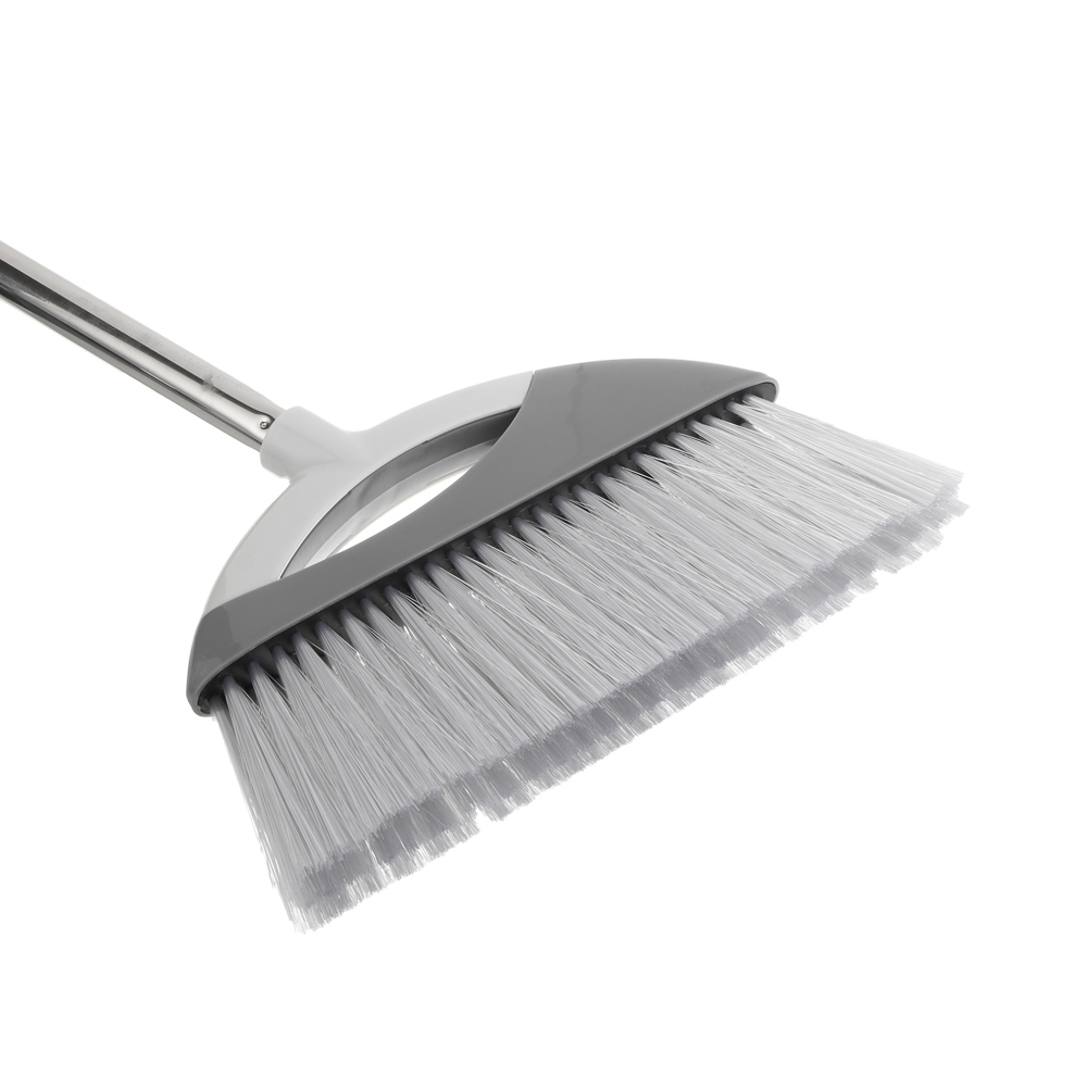 Набор для уборки с щеткой и совком тм VETTA Премиум Грей, пластик, металл, арт.№ 445-391