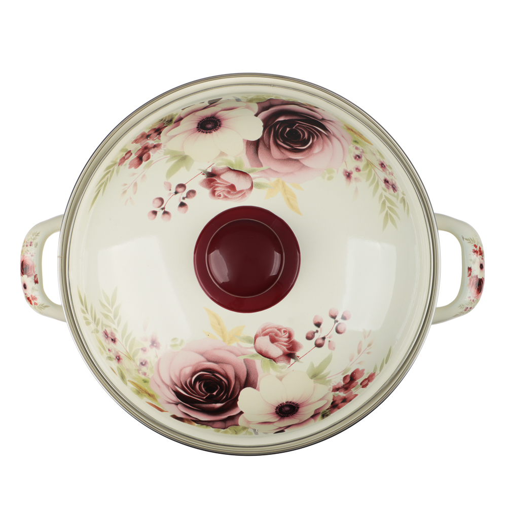 Кастрюля эмалированная VETTA Лаура, 22см, 3,6л, индукция, арт.№ 894-558