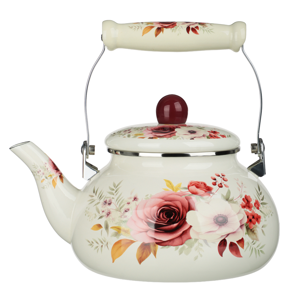 Чайник эмалированный VETTA Лаура, 2,5л, индукция, арт.№ 894-560