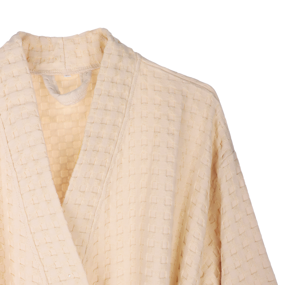 Халат вафельный one size PROVANCE Монблан, 100% хлопок, 300 г/м2, бежевый, арт.№ 484-201