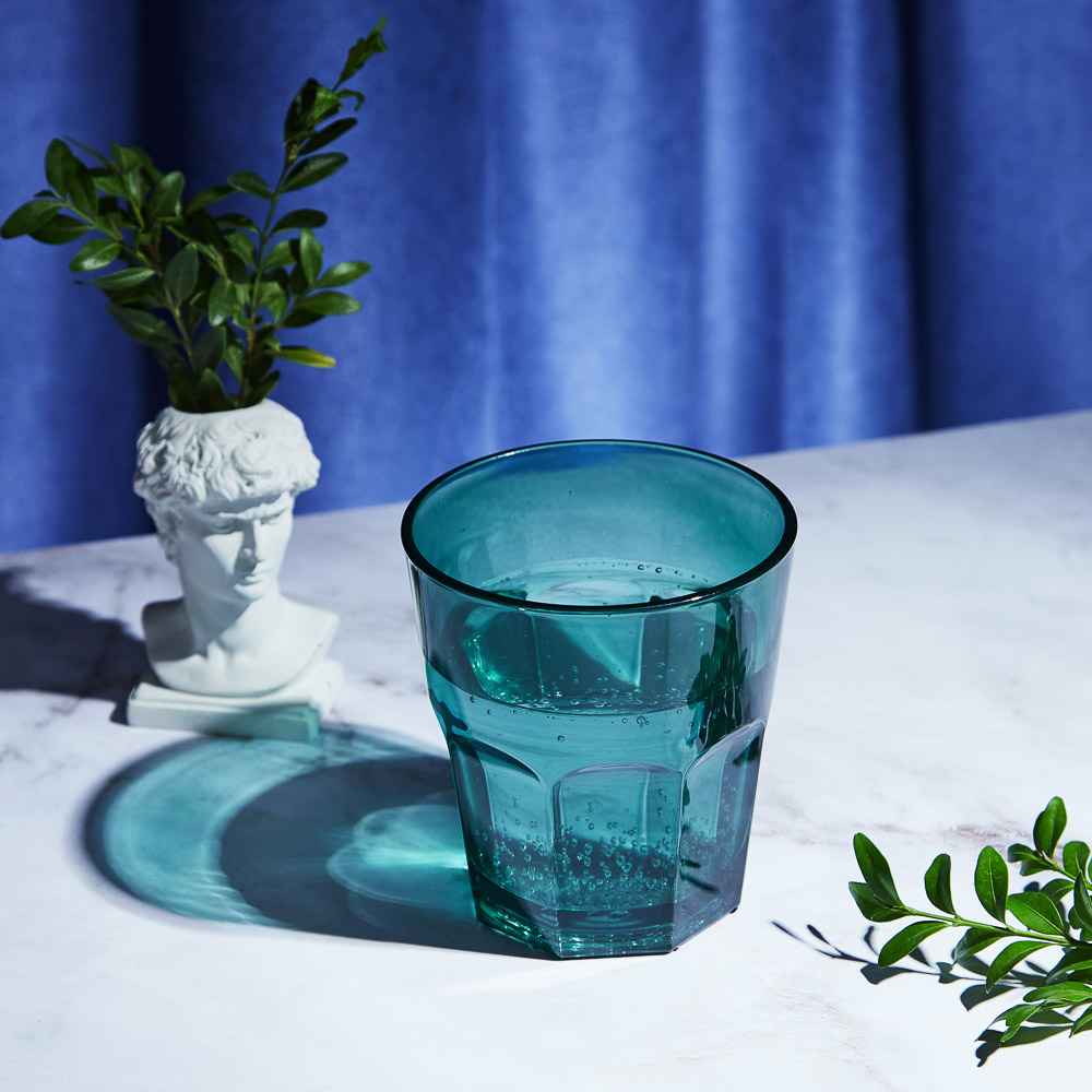 PASABAHCE Стакан зеленый Касабланка, 355мл, стекло, арт.№ 878-499