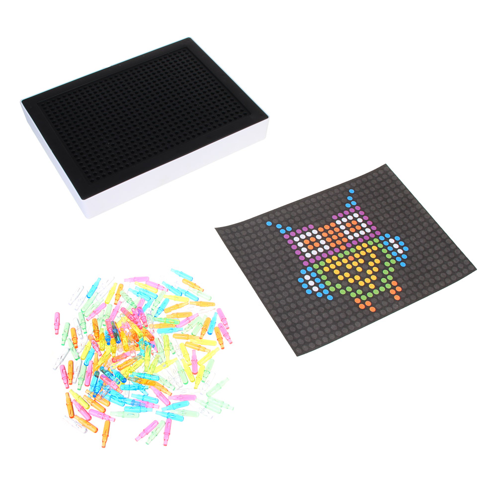 BY Планшет светящаяся 3D мозаика "Русские Супергерои", 29х4х18,5см, ABS, бумага, арт.№ 280-036