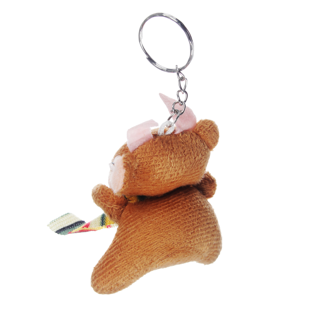 СНОУ БУМ Брелок мягкий, полиэстер, 7х6см, 4 вида, арт.2021-12, арт.№ 394-172