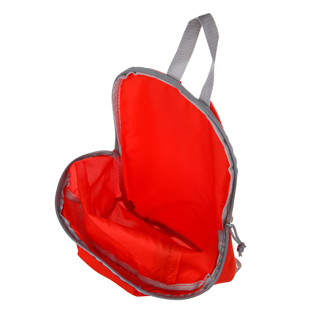 Рюкзак универсальный 40x23x11см, 1 отделение на молнии, передний карман, ПЭ, красный, арт.№ 254-643