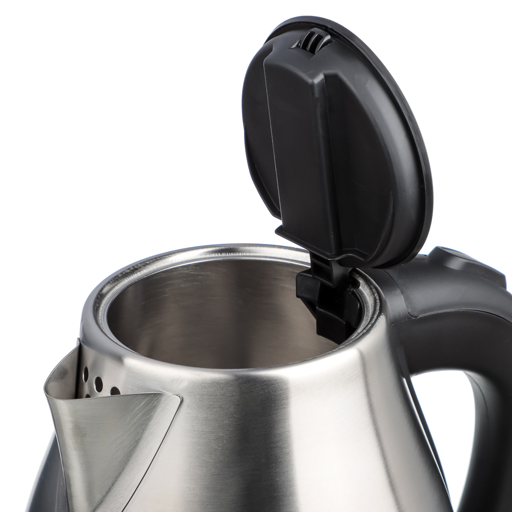 LEBEN Чайник электрический 1,7л, 1850Вт, скрытый нагр.элемент, автооткл., нерж.сталь, HHB1782, арт.№ 291-063