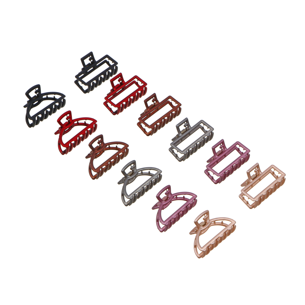 BERIOTTI Краб для волос, металл, пластик, 5см, 2 дизайна, 4426-9, арт.№ 324-110