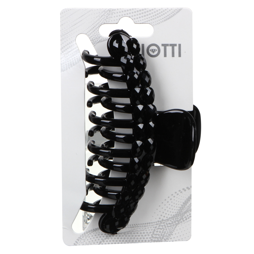 BERIOTTI Краб для волос, пластик, 9см, ЧК-11, арт.№ 324-025