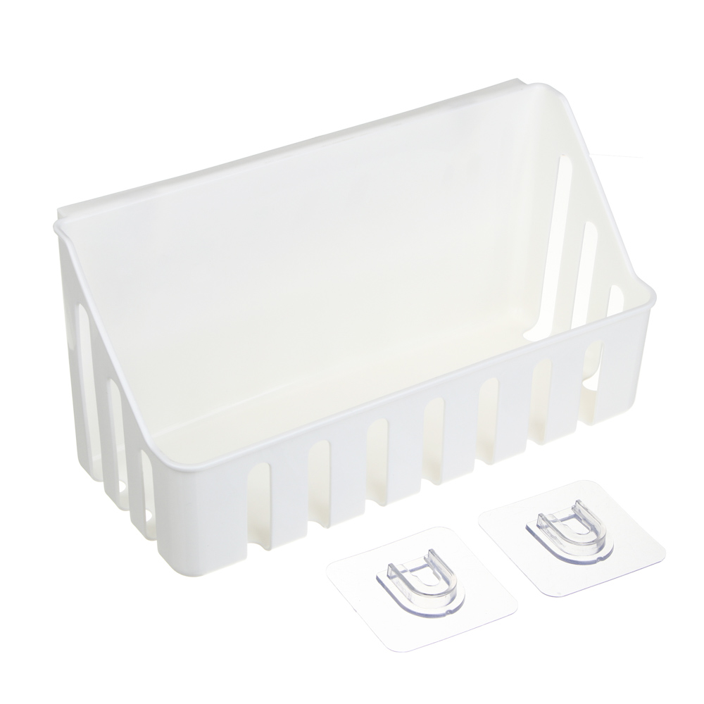 VETTA Classic Полка настенная прямоугольная, пластик, 28x11x7 см, молочный, арт.№ 478-291