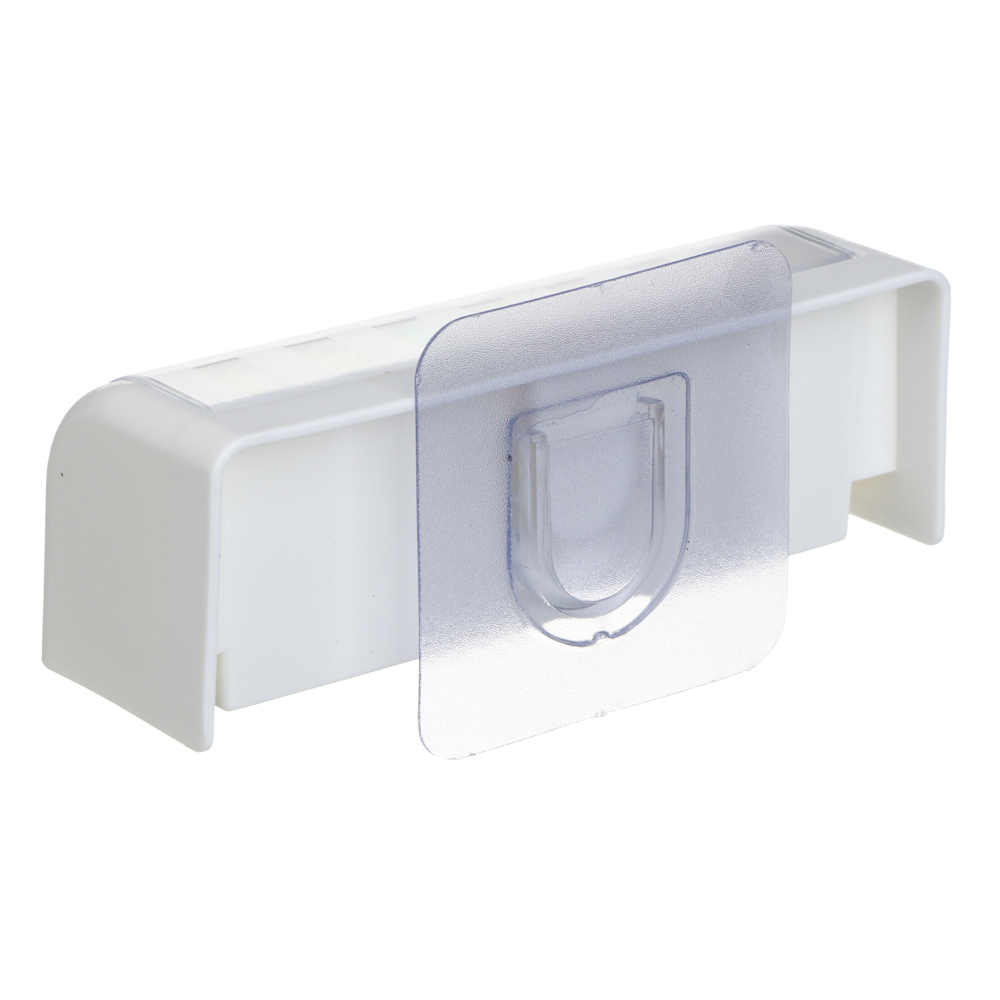 VETTA Classic Держатель для зубных щеток, пластик, 13,5x4,5x5 см, молочный, арт.№ 478-294