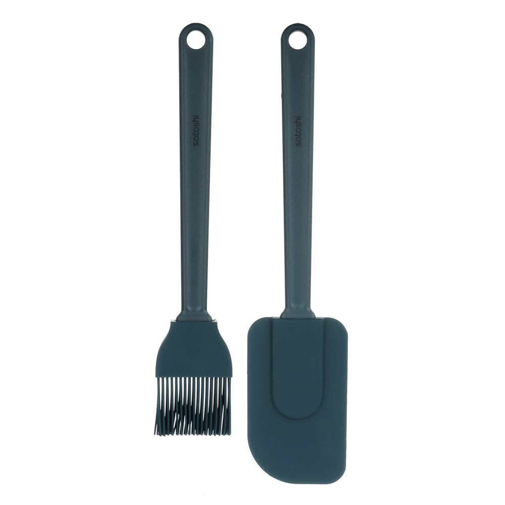 SATOSHI Ривьера Набор 2пр., кисточка кондитерская, лопатка, силикон, арт.№ 881-292