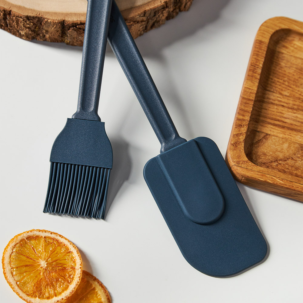 SATOSHI Ривьера Набор 2пр., кисточка кондитерская, лопатка, силикон, арт.№ 881-292