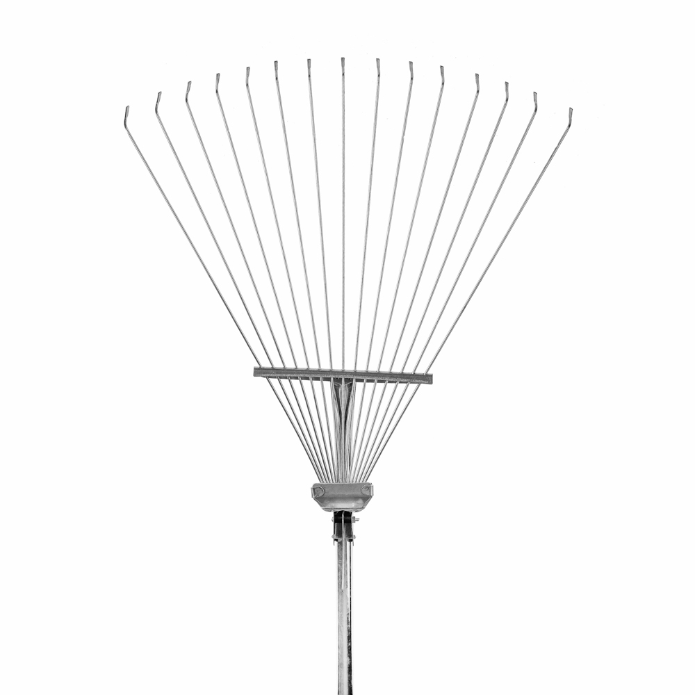 INBLOOM Грабли веерные раздвижные, 15 зуб, 18х53х115см, металл, арт.№ 167-015