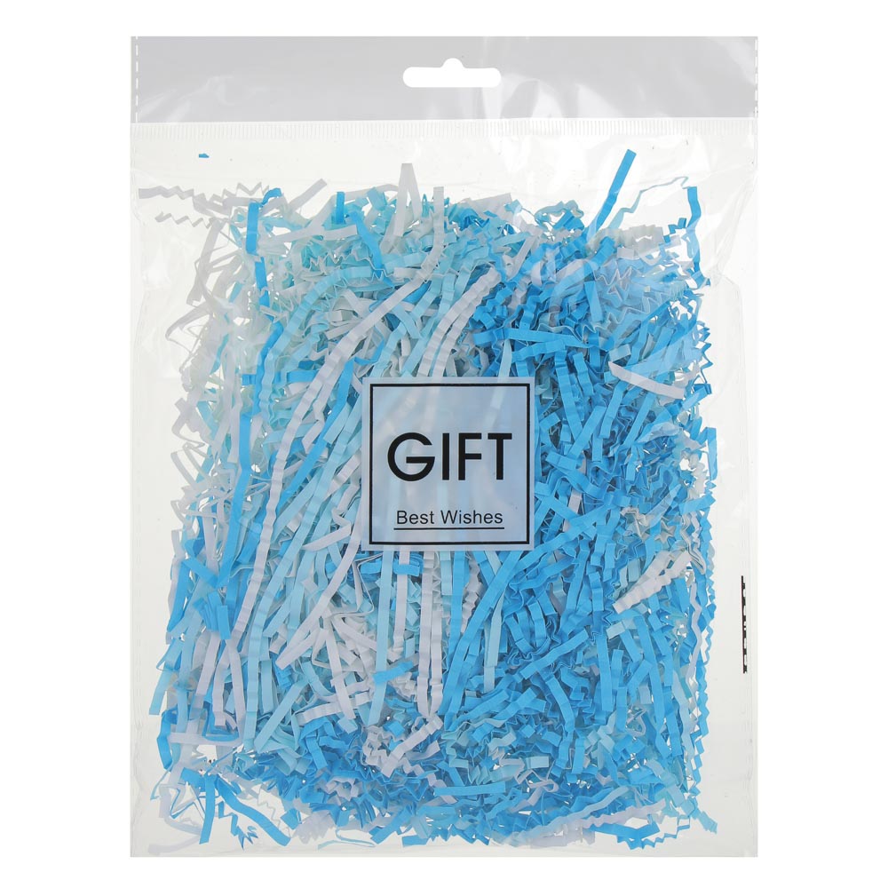 LADECOR Наполнитель декоративный бумажный, разноцветный, 6 цветов, 30гр, арт.№ 207-217