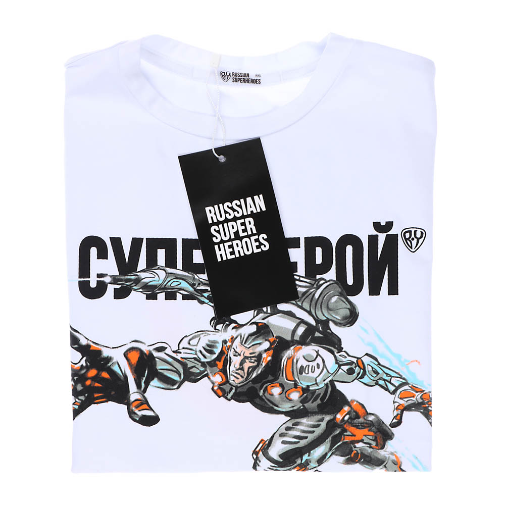 BY Ермак Футболка, хлопок, цвет белый, размер XXS, арт.№ 830-939