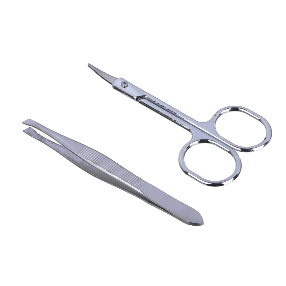 ЮНИLOOK Набор маникюрный 2 пр. (ножницы, пинцет), арт.10-2, арт.№ 305-408