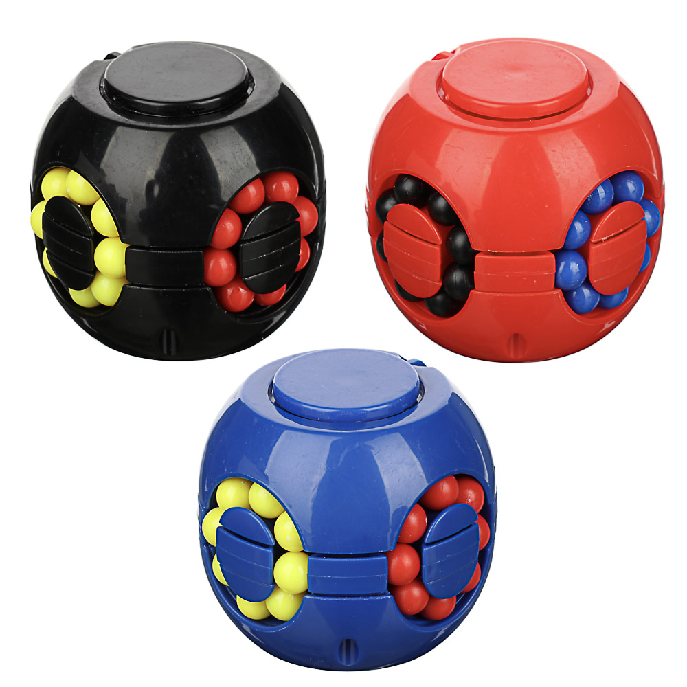 ИГРОЛЕНД Шар головоломка "Собери цвета", пластик, 6см, 3 цвета, арт.№ 214-029