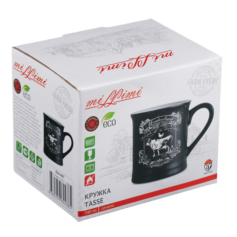 MILLIMI Ранчо Кружка 340мл, керамика, арт.№ 824-447
