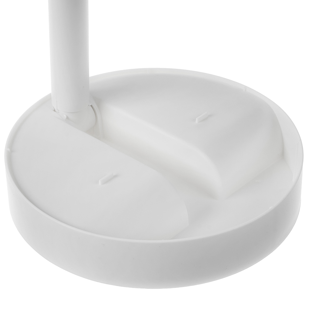 Вентилятор настольный складной тм LEBEN 5Вт, диаметр 16см, USB-кабель, белый, арт.№ 243-023