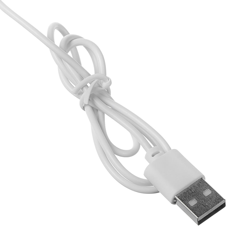 Вентилятор настольный складной тм LEBEN 5Вт, диаметр 16см, USB-кабель, белый, арт.№ 243-023