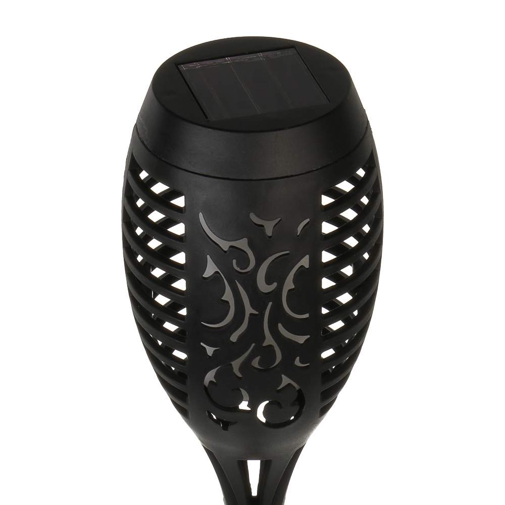 Светильник сад.на солн.батар.тм INBLOOM, 7.5х51см, 12LED, шамп.(пламя), 2/3AAA200mAh Ni-MH, 1реж.,PP, арт.№ 475-347