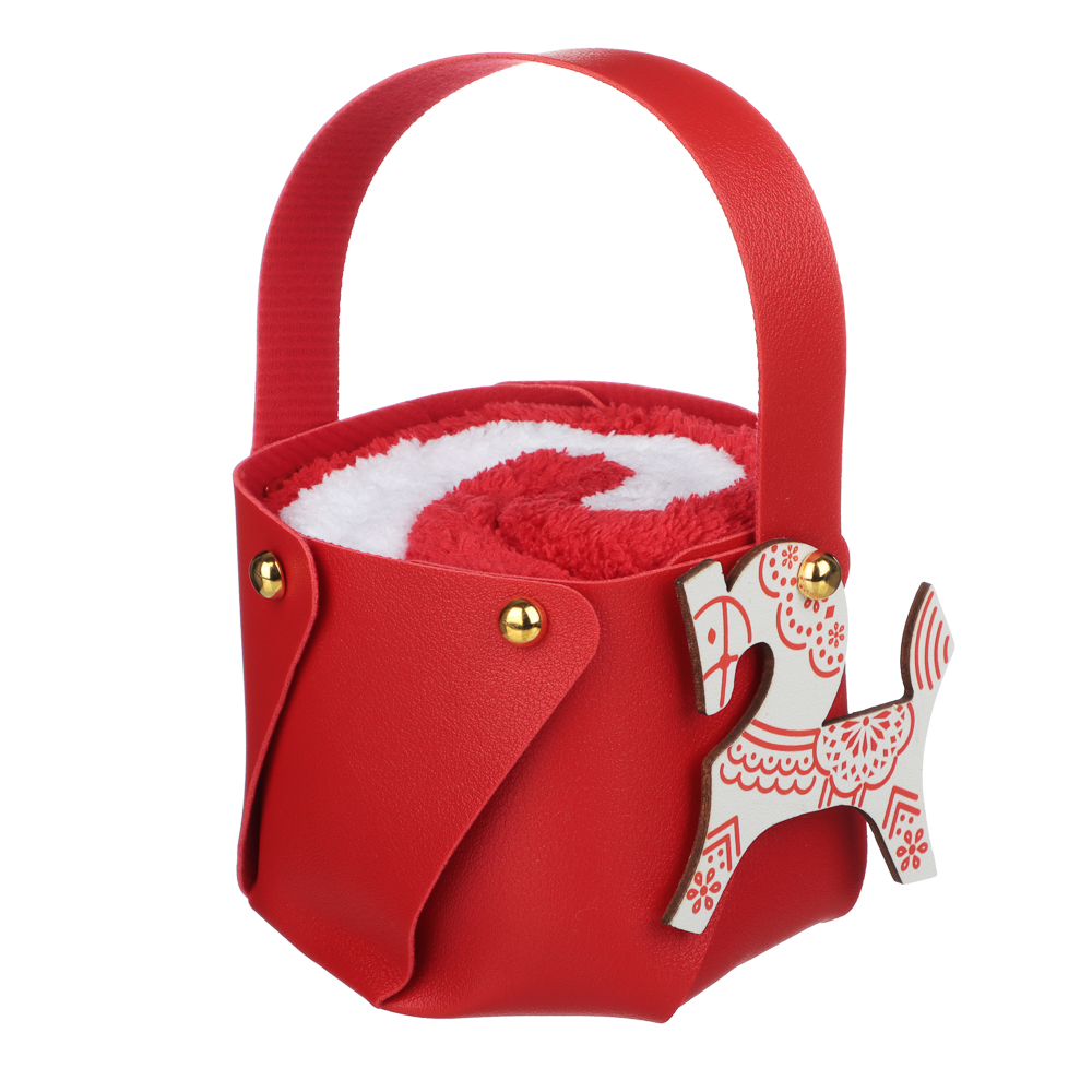 PROVANCE Щелкунчик Комплект салфеток 2шт в сумке, 30х30см, 85% полиэстер, 15% полиамид, 2 дизайна, арт.№ 492-299