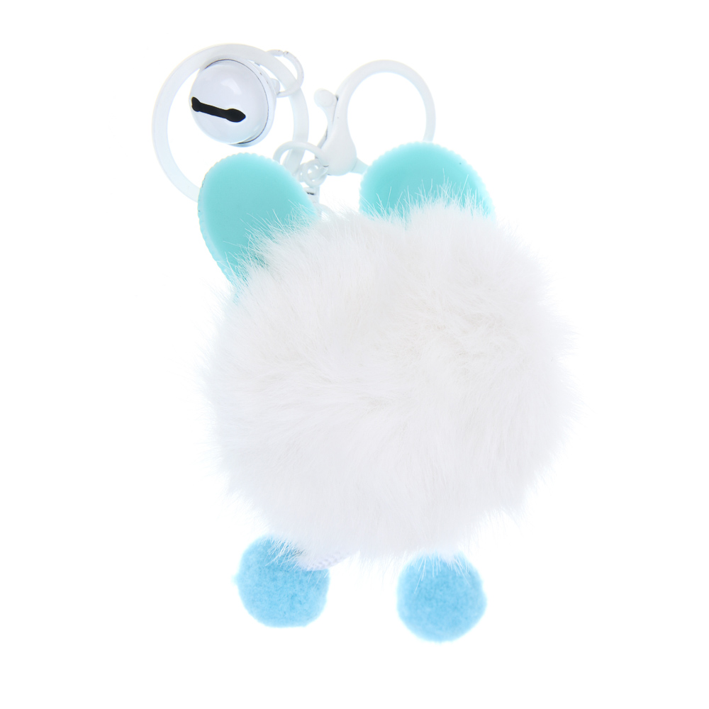 ИГРОЛЕНД Брелок-подвес пушистый "Чудинка", 10х8 см, полиэстер, металл, микс, арт.№ 264-502