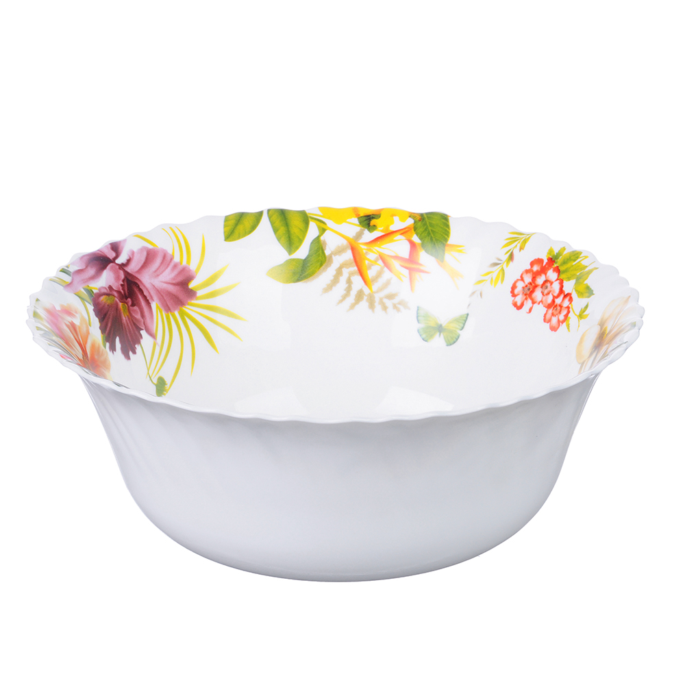 MILLIMI Рио Салатник опаловое стекло 23см, 16194A, арт.№ 818-577