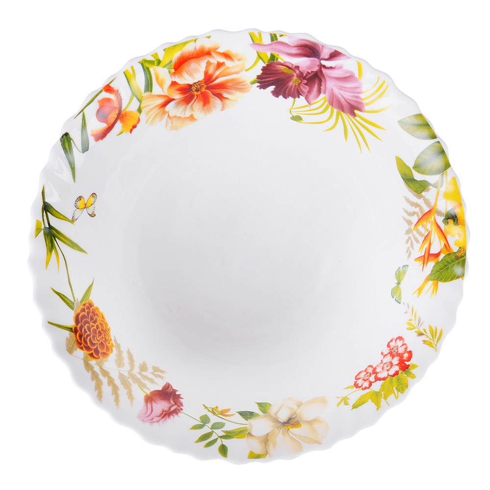 MILLIMI Рио Салатник опаловое стекло 23см, 16194A, арт.№ 818-577