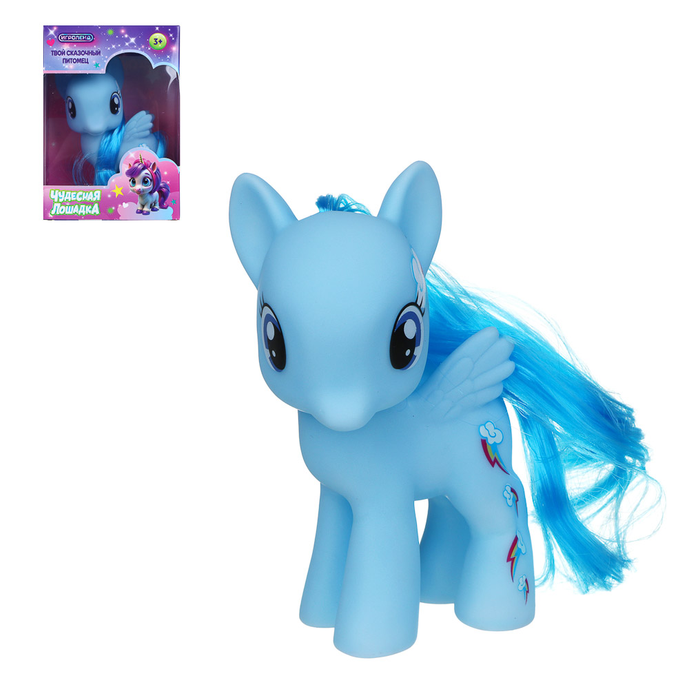 ИГРОЛЕНД Фигурка "Чудесная лошадка", PP, PVC, 9х5,5х13см, 4 вида, арт.№ 258-097